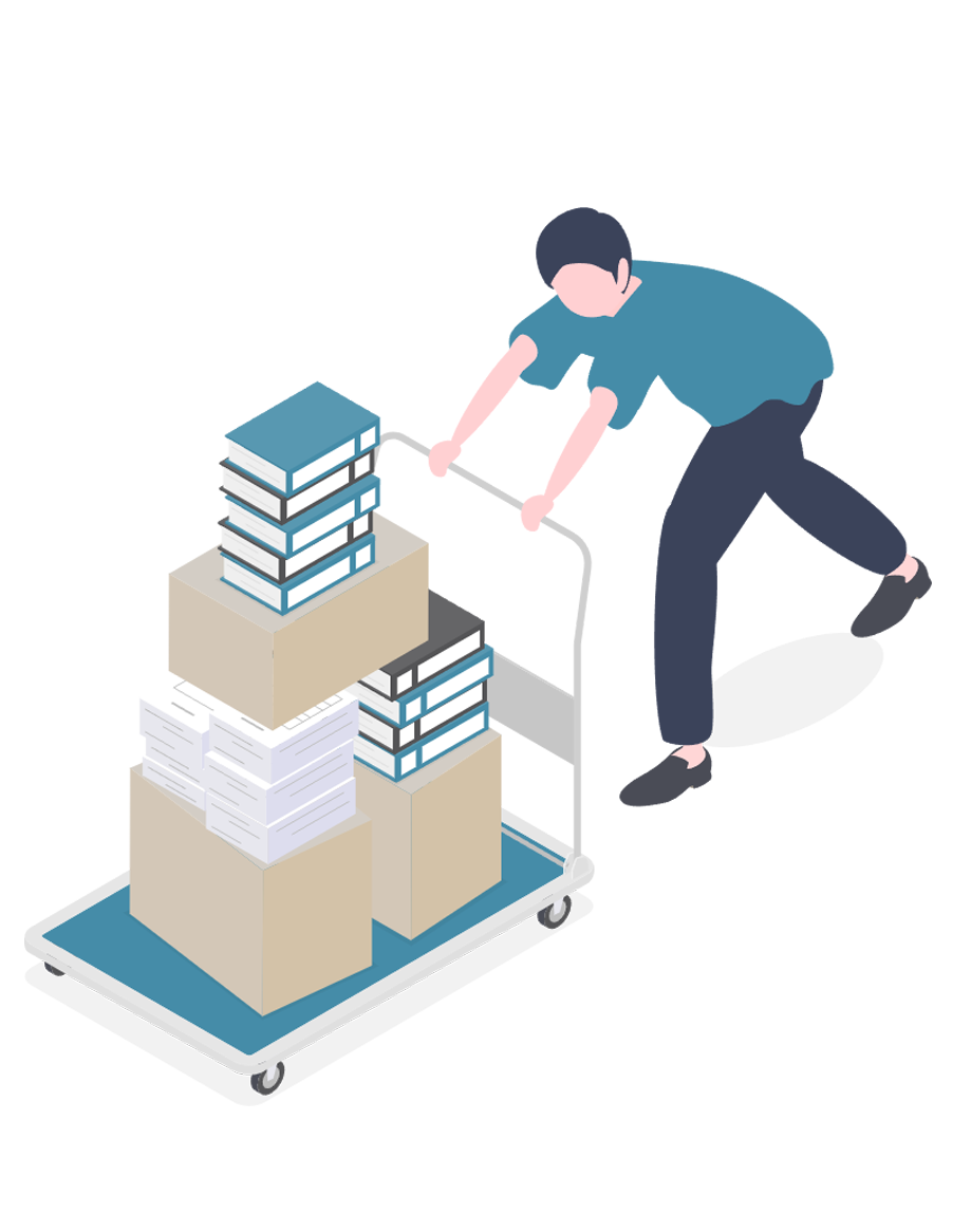 お客様に合わせて柔軟に対応する男性