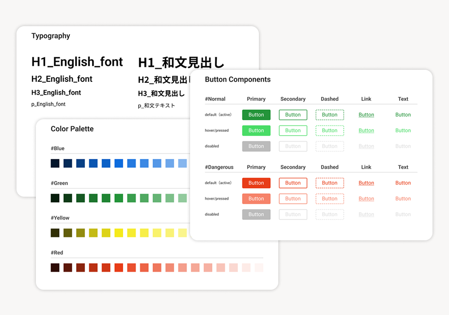 某車両販売システムUI/UX支援のキャプチャ画像